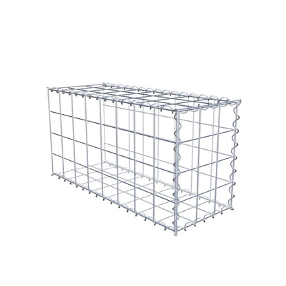 Anbaugabione Typ 2 80 cm x 40 cm x 30 cm (L x H x T), Maschenweite 10 cm x 10 cm, Spirale