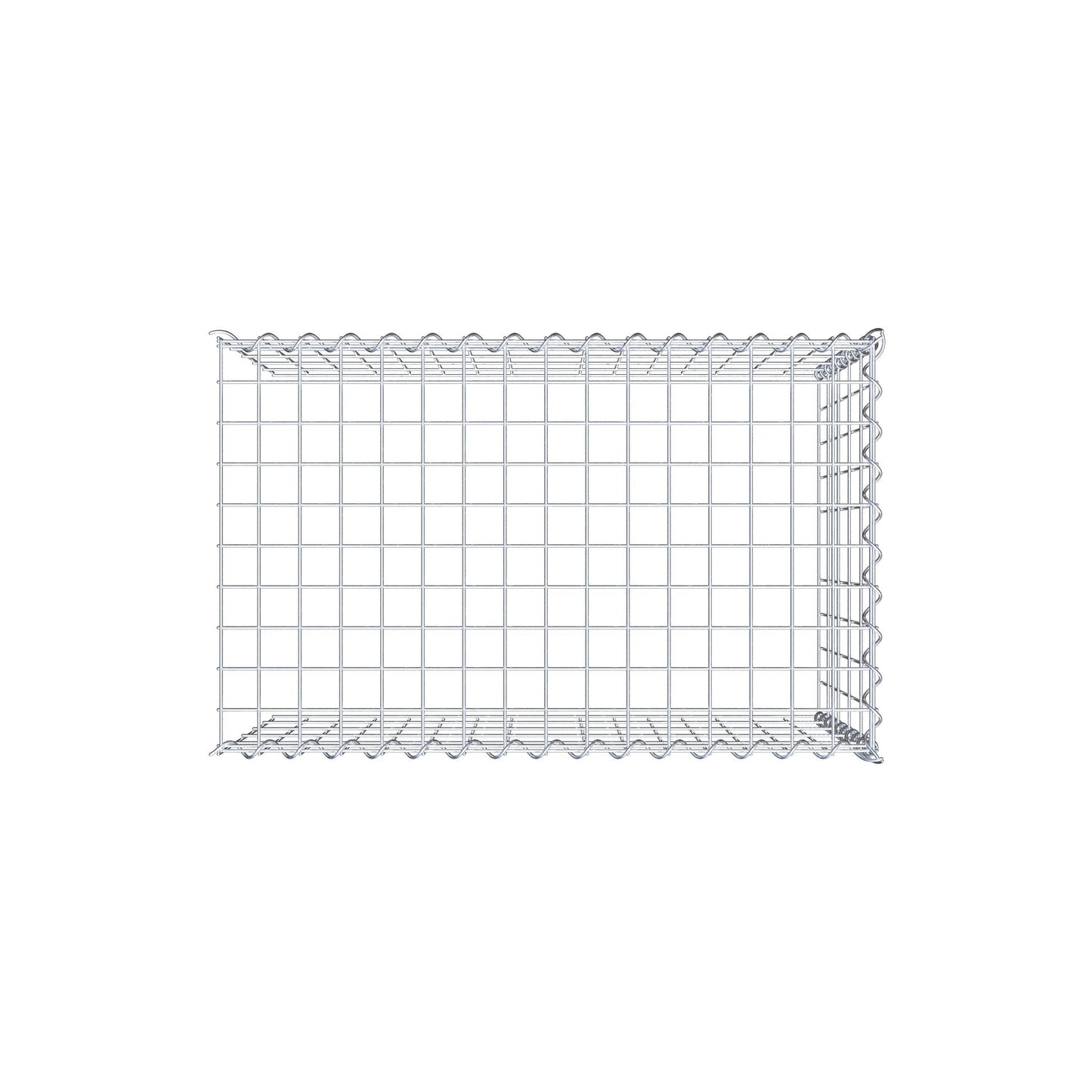 Fourche rapportée type 4 80 cm x 50 cm x 50 cm (L x H x P), mailles 5 cm x 10 cm, spirale