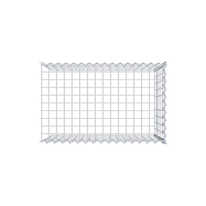 Fourche rapportée type 4 80 cm x 50 cm x 50 cm (L x H x P), mailles 5 cm x 10 cm, spirale