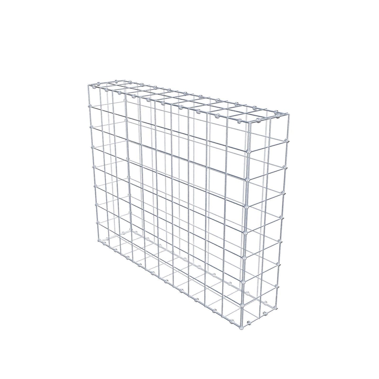 Schanskorf 100 cm x 80 cm x 20 cm (L x H x D), maaswijdte 10 x 10 cm, spiraalring