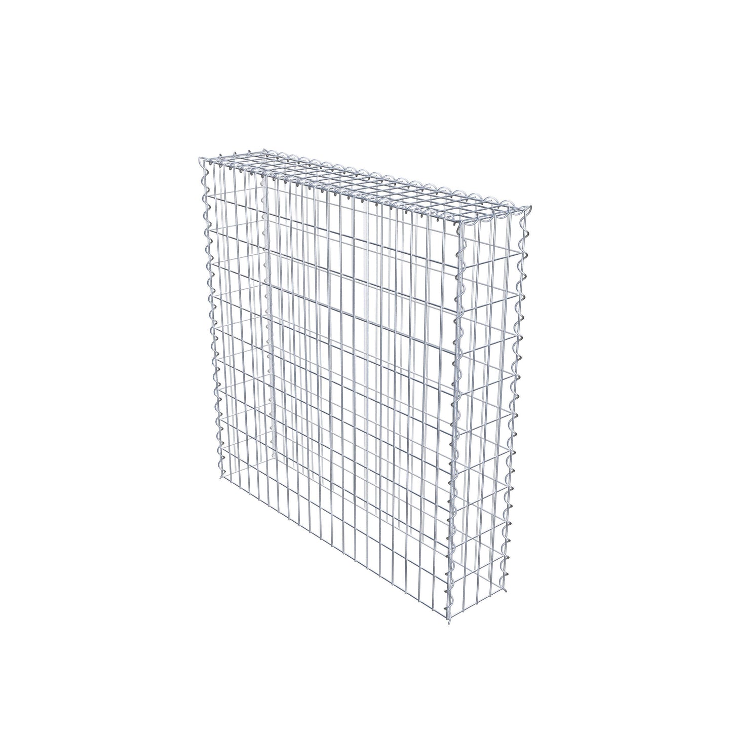 Add-on schanskorf type 3 100 cm x 100 cm x 20 cm (L x H x D), maaswijdte 5 cm x 10 cm, spiraalvormig
