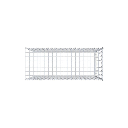 Add-on schanskorf type 4 100 cm x 80 cm x 40 cm (L x H x D), maaswijdte 5 cm x 10 cm, spiraalvormig