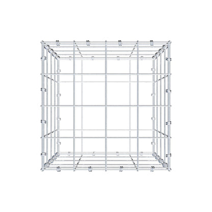 Schanskorf 40 cm x 40 cm x 40 cm (L x H x D), maaswijdte 10 x 10 cm, spiraalring
