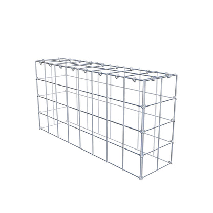 Pila adicional tipo 3 80 cm x 40 cm x 20 cm (L x A x P), malla 10 cm x 10 cm, anillo en C