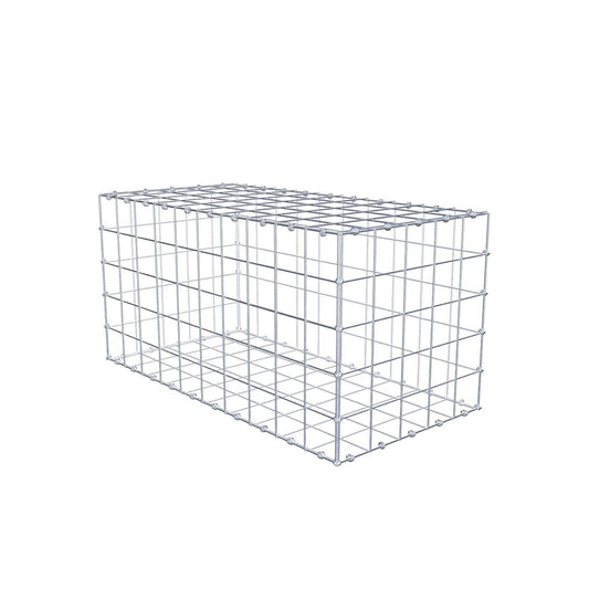 Schanskorf 100 cm x 50 cm x 50 cm (L x H x D), maaswijdte 10 x 10 cm, spiraalring
