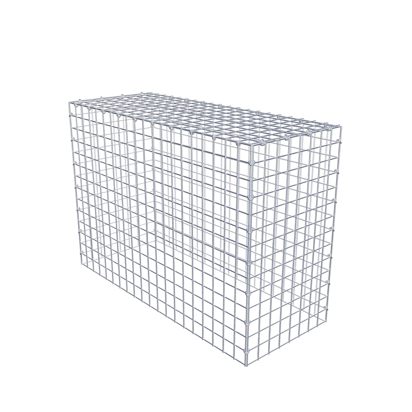 Gabião Tipo 3 100 cm x 70 cm x 40 cm (C x A x P), malhagem 5 cm x 5 cm, anel C