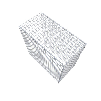Opvokset gabion type 4 100 cm x 100 cm x 50 cm (L x H x D), maskestørrelse 5 cm x 5 cm, spiral