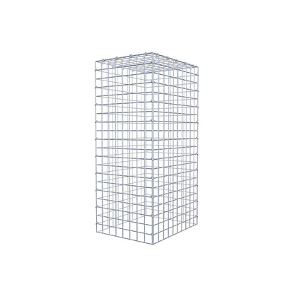 Type 3 oplegkorf 100 cm x 50 cm x 40 cm (L x H x D), maaswijdte 5 cm x 5 cm, C-ring