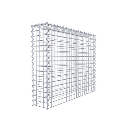 Anbaugabione Typ 3 100 cm x 80 cm x 20 cm (L x H x T), Maschenweite 5 cm x 5 cm, Spirale