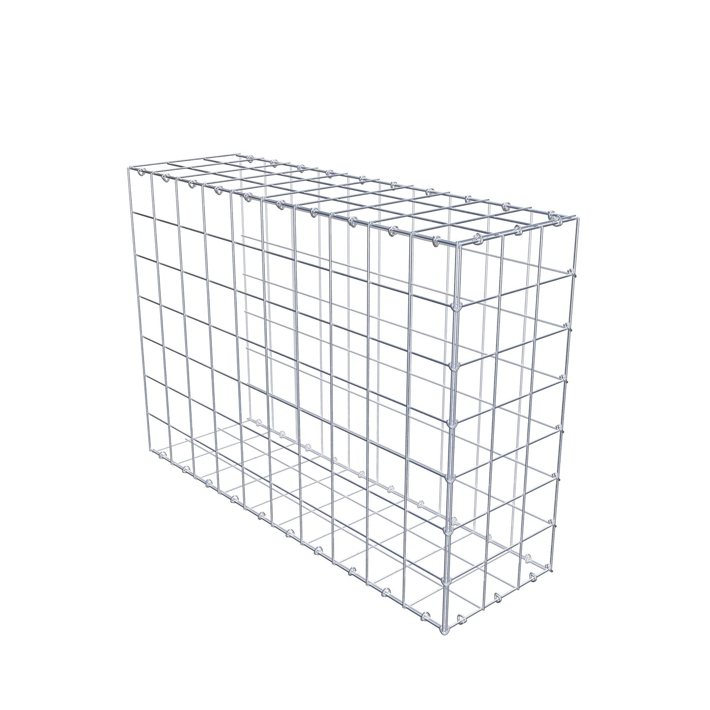 Type 2 oplegkorf 100 cm x 70 cm x 30 cm (L x H x D), maaswijdte 10 cm x 10 cm, C-ring