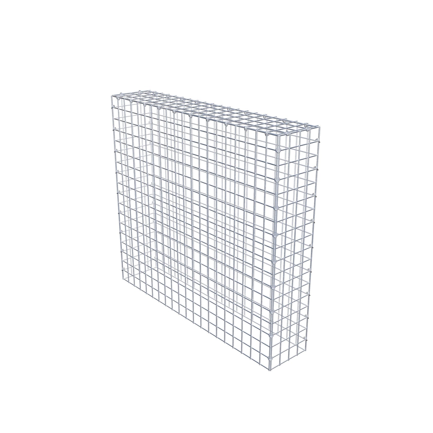 Type 3 oplegkorf 100 cm x 90 cm x 20 cm (L x H x D), maaswijdte 5 cm x 5 cm, C-ring