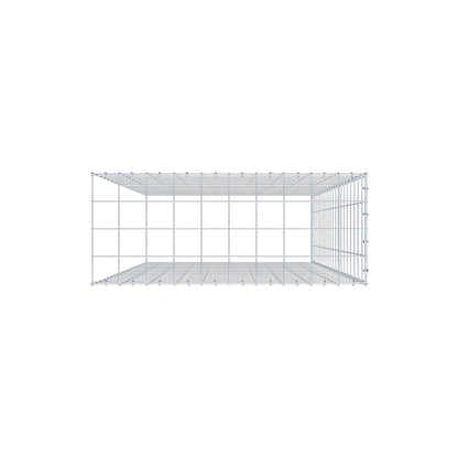 Add-on schanskorf type 4 200 cm x 100 cm x 40 cm (L x H x D), maaswijdte 10 cm x 10 cm, C-ring
