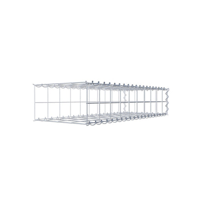 Add-on schanskorf type 2 100 cm x 20 cm x 40 cm (L x H x D), maaswijdte 10 cm x 10 cm, spiraal