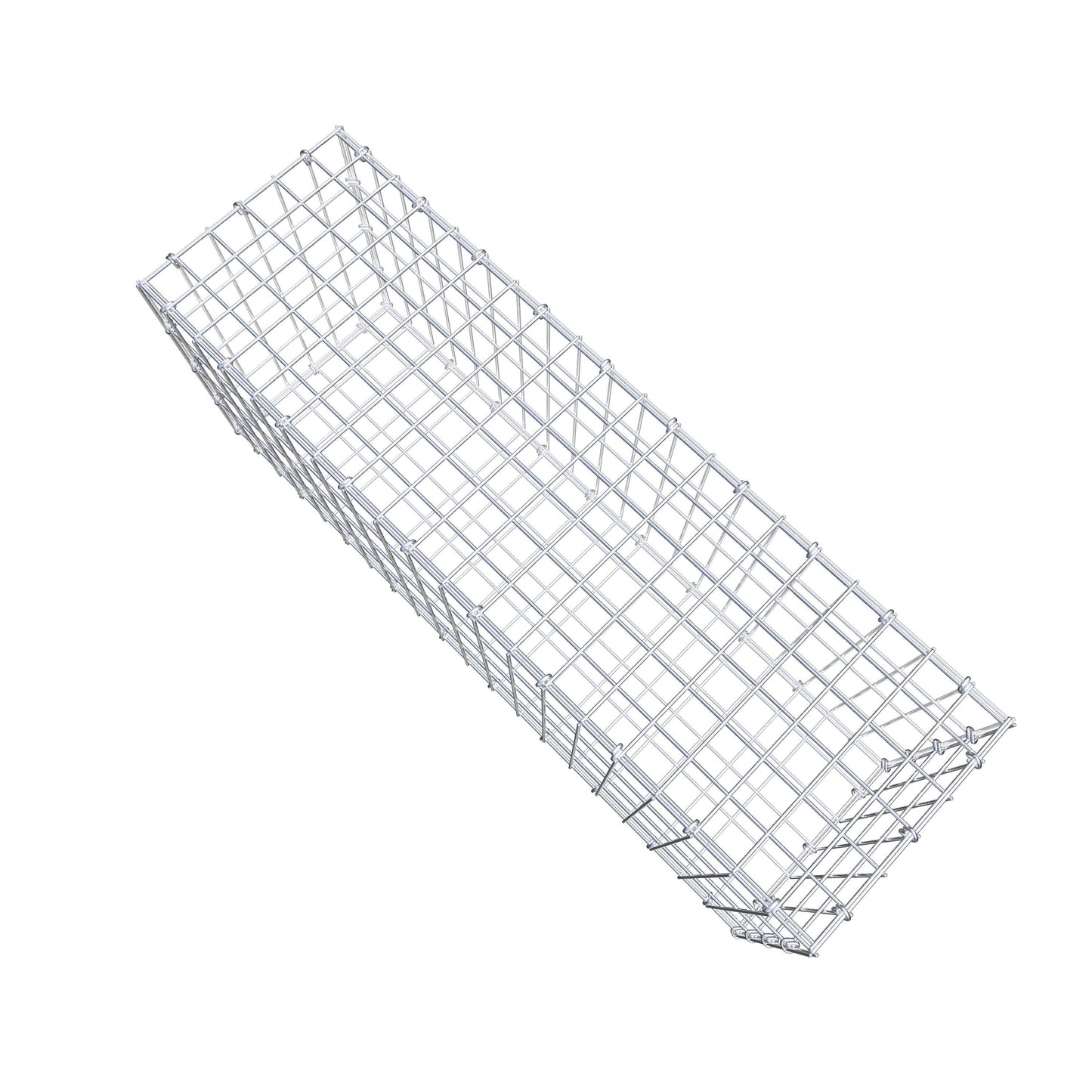 Gabião 100 cm x 40 cm x 30 cm (C x A x P), malhagem 5 cm x 10 cm, anel C