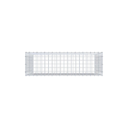 Schanskorf 100 cm x 70 cm x 30 cm (L x H x D), maaswijdte 5 cm x 5 cm, C-ring