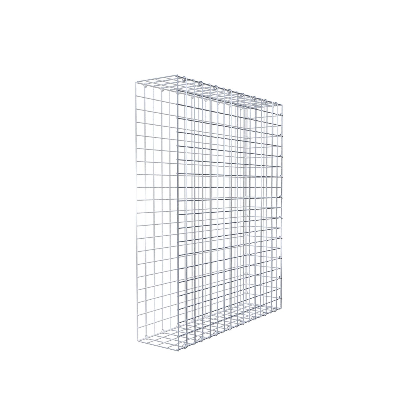 Gavión complementario de tipo 2 100 cm x 80 cm x 20 cm (largo x alto x fondo), malla 5 cm x 5 cm, anillo en C