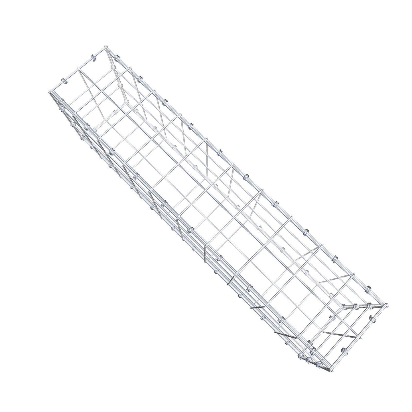 Schanskorf 100 cm x 30 cm x 20 cm (L x H x D), maaswijdte 10 x 10 cm, spiraalring