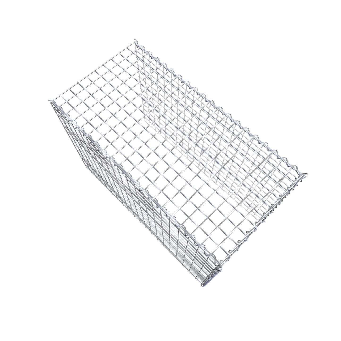 Add-on schanskorf type 4 100 cm x 70 cm x 50 cm (L x H x D), maaswijdte 5 cm x 5 cm, spiraalvormig