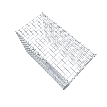 Add-on schanskorf type 4 100 cm x 70 cm x 50 cm (L x H x D), maaswijdte 5 cm x 5 cm, spiraalvormig