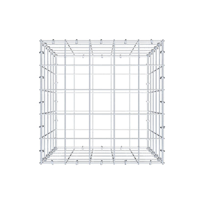Schanskorf 50 cm x 50 cm x 50 cm (L x H x D), maaswijdte 10 cm x 10 cm, C-ring