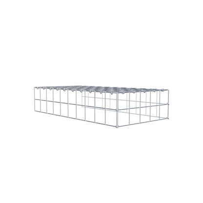 Anbaugabione Typ 4 100 cm x 20 cm x 50 cm (L x H x T), Maschenweite 10 cm x 10 cm, C-Ring