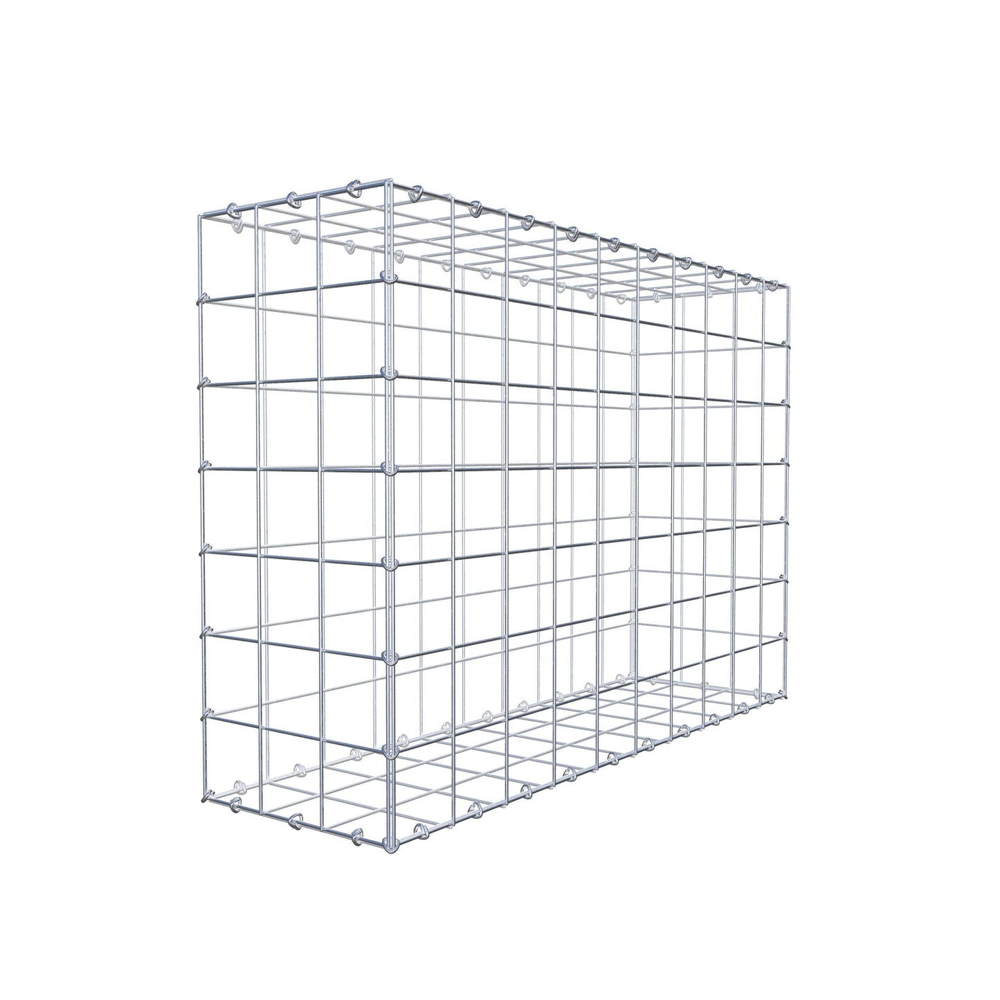Schanskorf 100 cm x 70 cm x 30 cm (L x H x D), maaswijdte 10 cm x 10 cm, C-ring