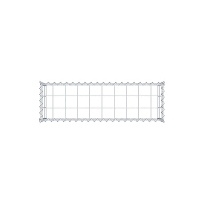 Aangegroeide schanskorf type 3 100 cm x 30 cm x 30 cm (L x H x D), maaswijdte 10 cm x 10 cm, spiraal