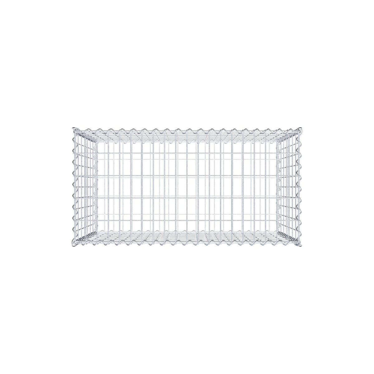 Gabion 100 cm x 70 cm x 50 cm (L x H x P), mailles 5 cm x 10 cm, spirale