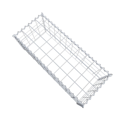 Anbaugabione Typ 3 100 cm x 40 cm x 40 cm (L x H x T), Maschenweite 10 cm x 10 cm, Spirale