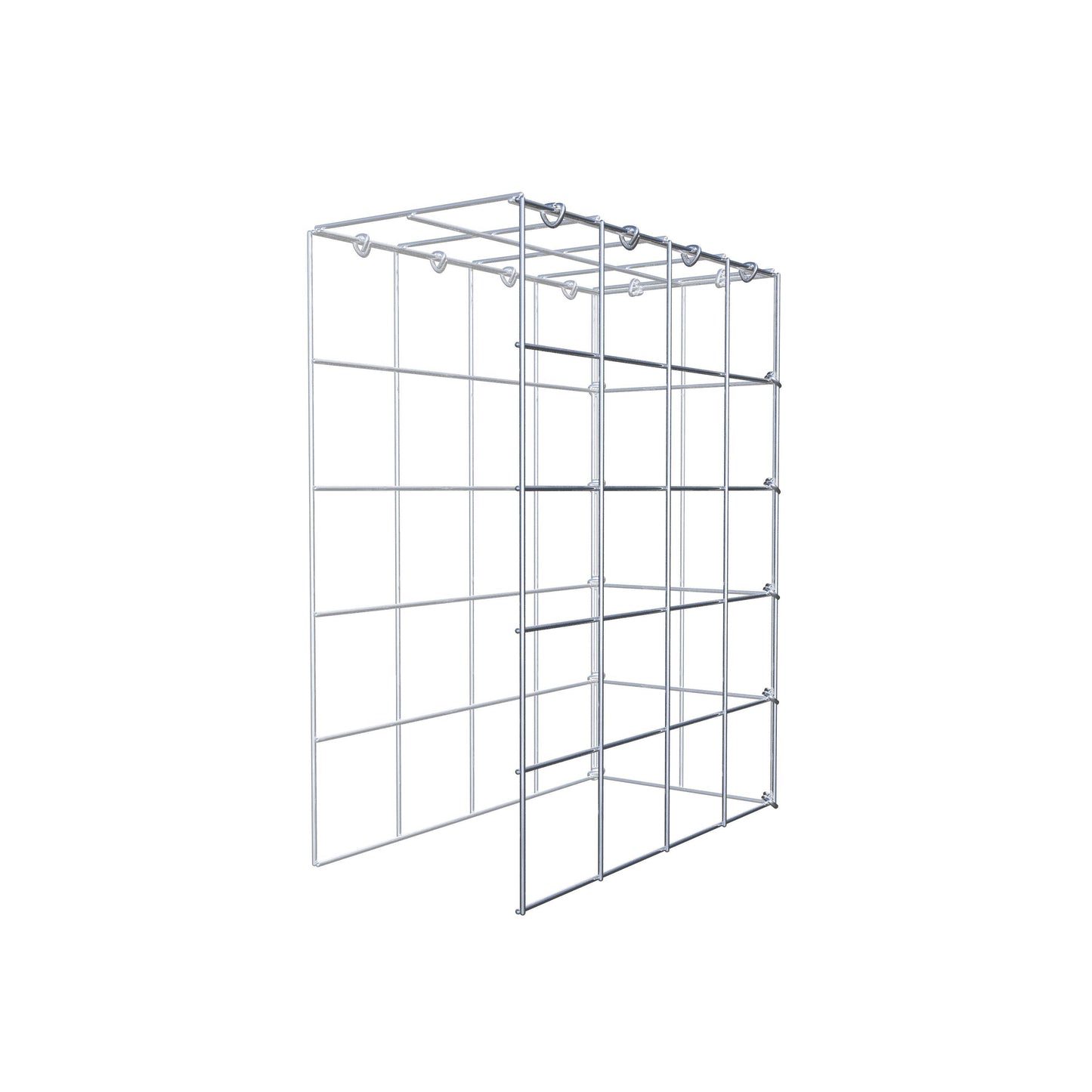 Gabião Tipo 4 50 cm x 40 cm x 20 cm (C x A x P), malhagem 10 cm x 10 cm, anel C