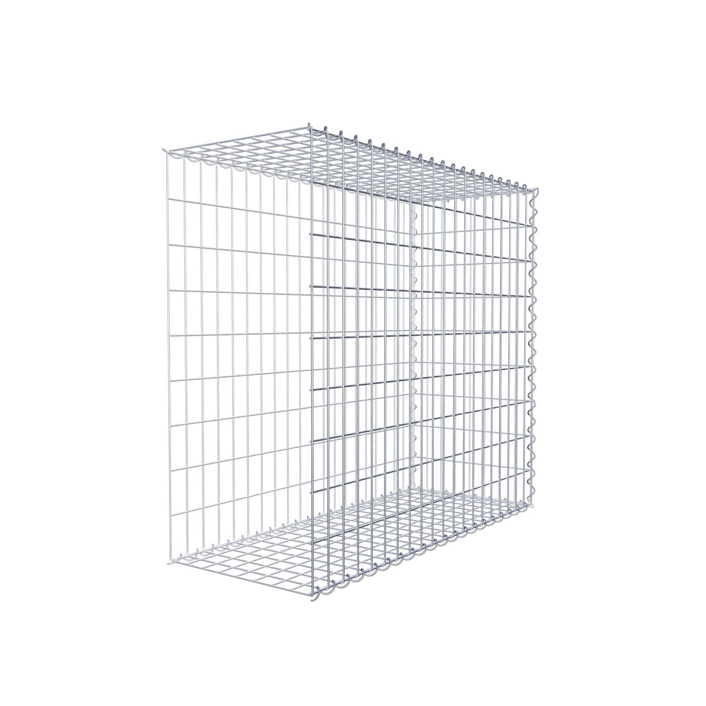 Grown-on gabion type 2 100 cm x 90 cm x 40 cm (L x H x D), mesh size 5 cm x 10 cm, spiral