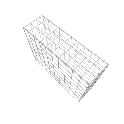 Anbaugabione Typ 3 100 cm x 80 cm x 30 cm (L x H x T), Maschenweite 10 cm x 10 cm, C-Ring