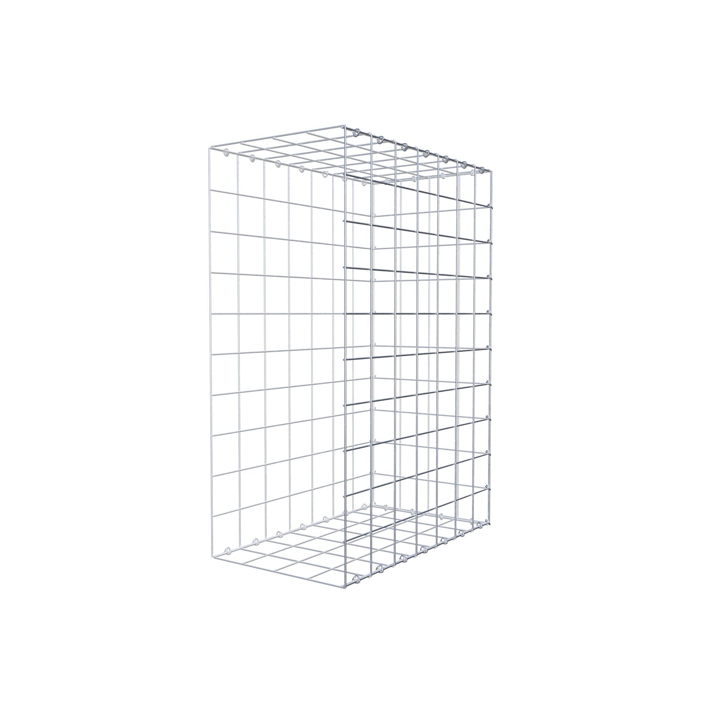 Gavión complementario de tipo 2 100 cm x 70 cm x 40 cm (L x A x P), malla 10 cm x 10 cm, anillo en C