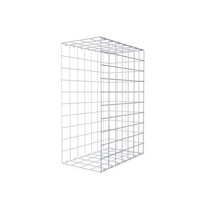 Gavión complementario de tipo 2 100 cm x 70 cm x 40 cm (L x A x P), malla 10 cm x 10 cm, anillo en C