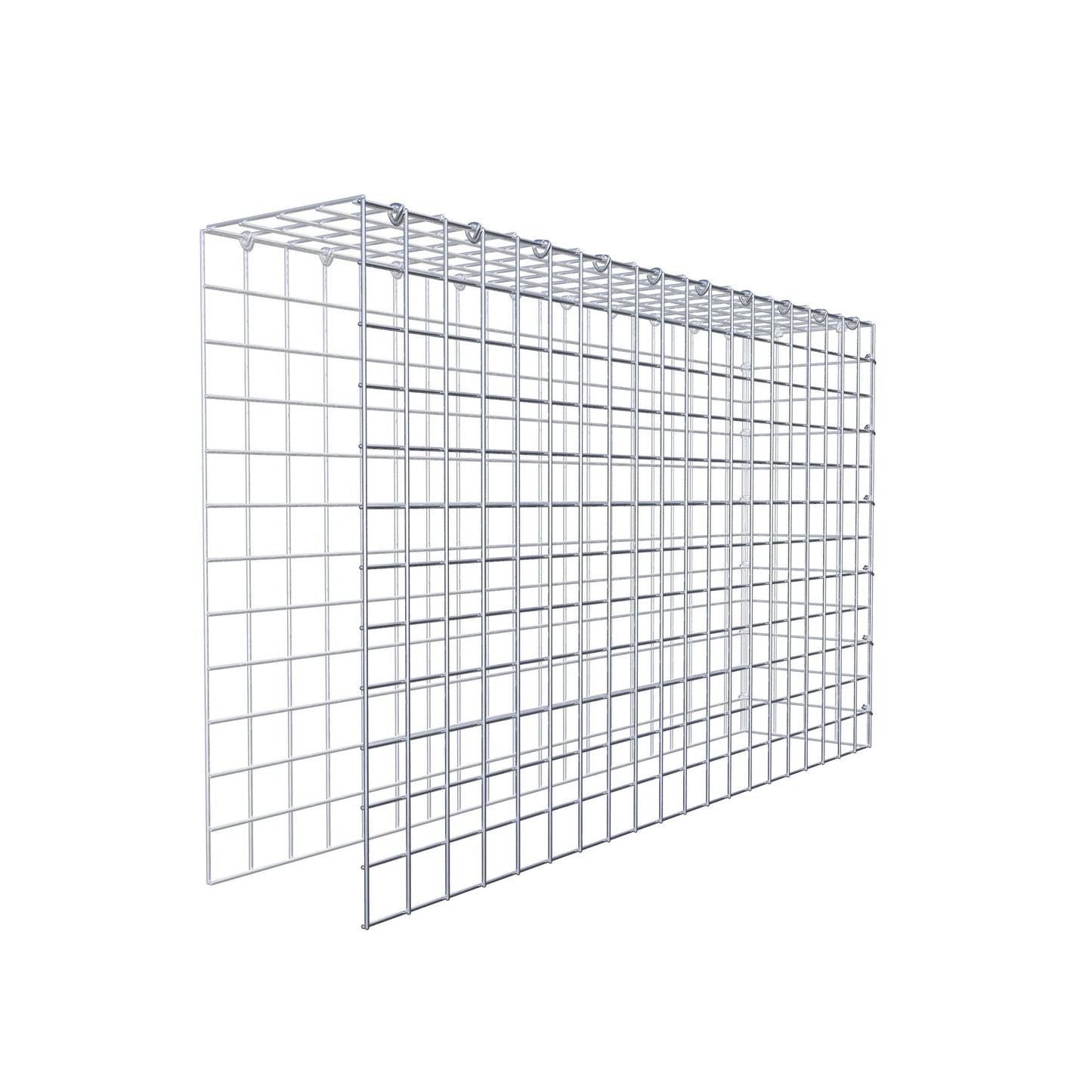 Fourche rapportée type 4 100 cm x 60 cm x 20 cm (L x H x P), mailles 5 cm x 5 cm, anneau C