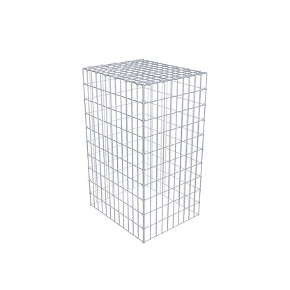 Fourche rapportée type 3 100 cm x 60 cm x 50 cm (L x H x P), mailles 5 cm x 10 cm, anneau C