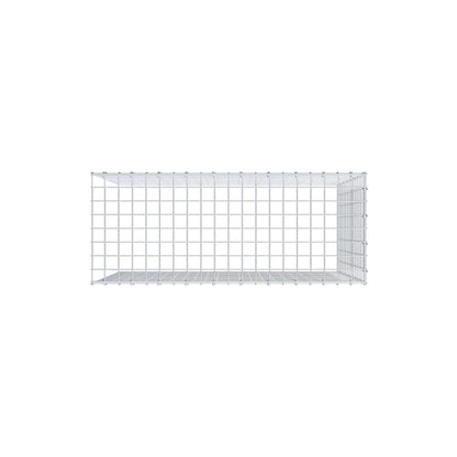 Mounted gabion type 4 100 cm x 80 cm x 40 cm (L x H x D), mesh size 5 cm x 5 cm, C-ring