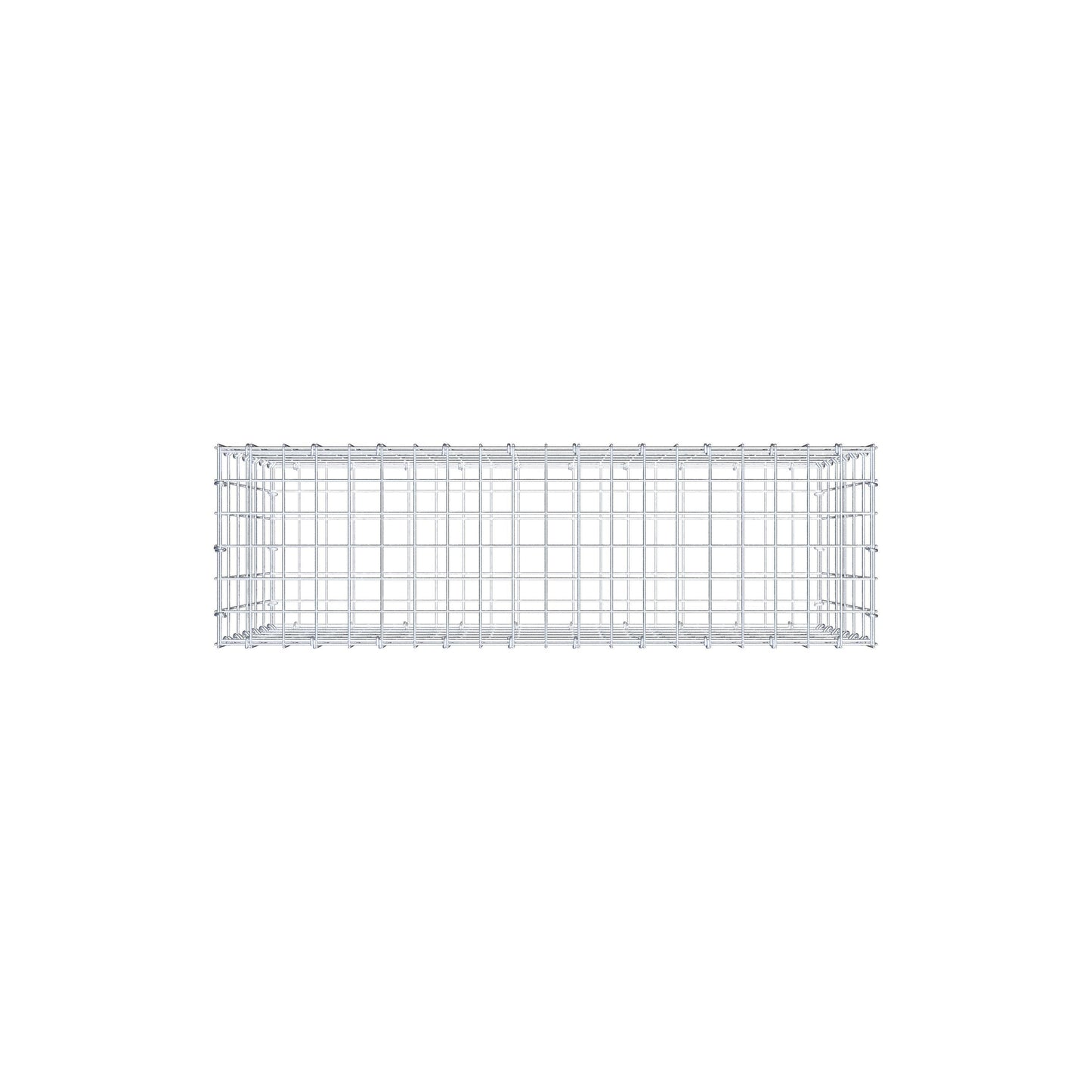 Schanskorf 100 cm x 60 cm x 30 cm (L x H x D), maaswijdte 5 cm x 10 cm, C-ring