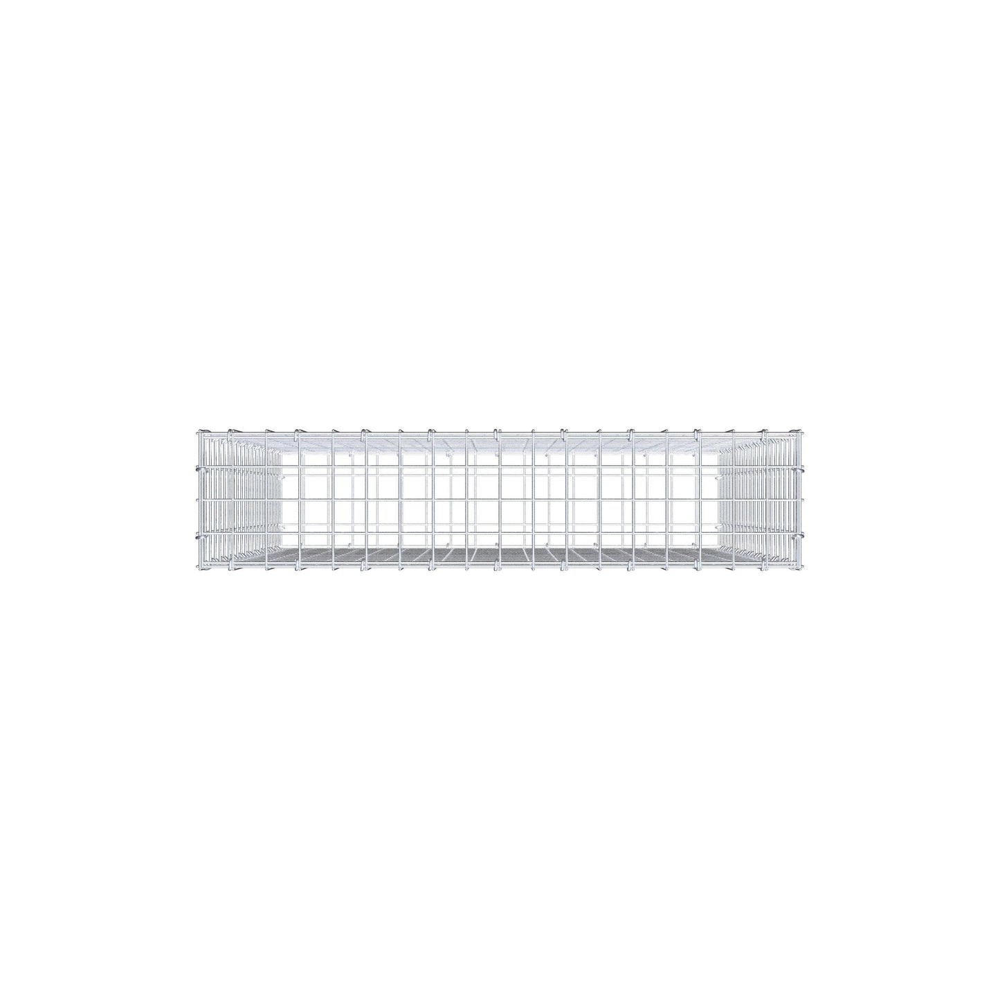 Schanskorf 100 cm x 90 cm x 20 cm (L x H x D), maaswijdte 5 cm x 5 cm, C-ring