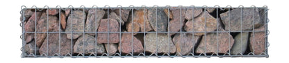 Gabbione 100 cm x 20 cm x 30 cm (L x H x P), maglia 5 cm x 10 cm, spirale