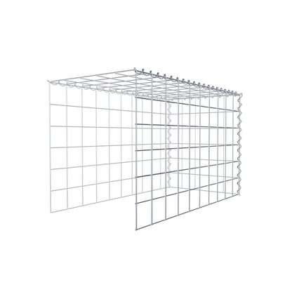 Gavión complementario tipo 4 100 cm x 60 cm x 50 cm (L x A x P), malla 10 cm x 10 cm, espiral