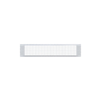Opzetpaal type 3 200 cm x 100 cm x 40 cm (L x H x D), maaswijdte 5 cm x 5 cm, C-ring