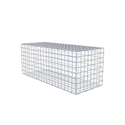 Gabião 100 cm x 40 cm x 40 cm (C x A x P), malhagem 5 x 5 cm, anel espiral