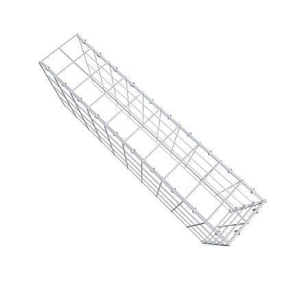 Opzetpaal type 4 100 cm x 40 cm x 20 cm (L x H x D), maaswijdte 10 cm x 10 cm, C-ring