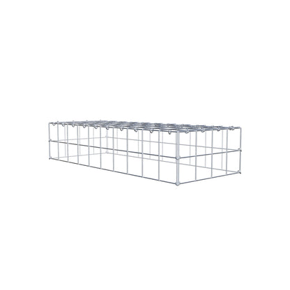 Gabião Tipo 3 100 cm x 20 cm x 40 cm (C x A x P), malhagem 10 cm x 10 cm, anel C