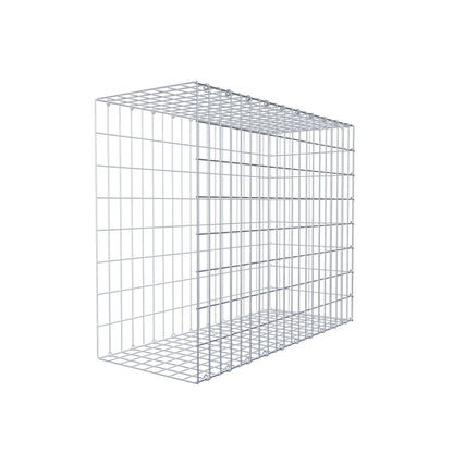 Opzetpaal type 2 100 cm x 80 cm x 40 cm, maaswijdte 5 cm x 10 cm, C-ring
