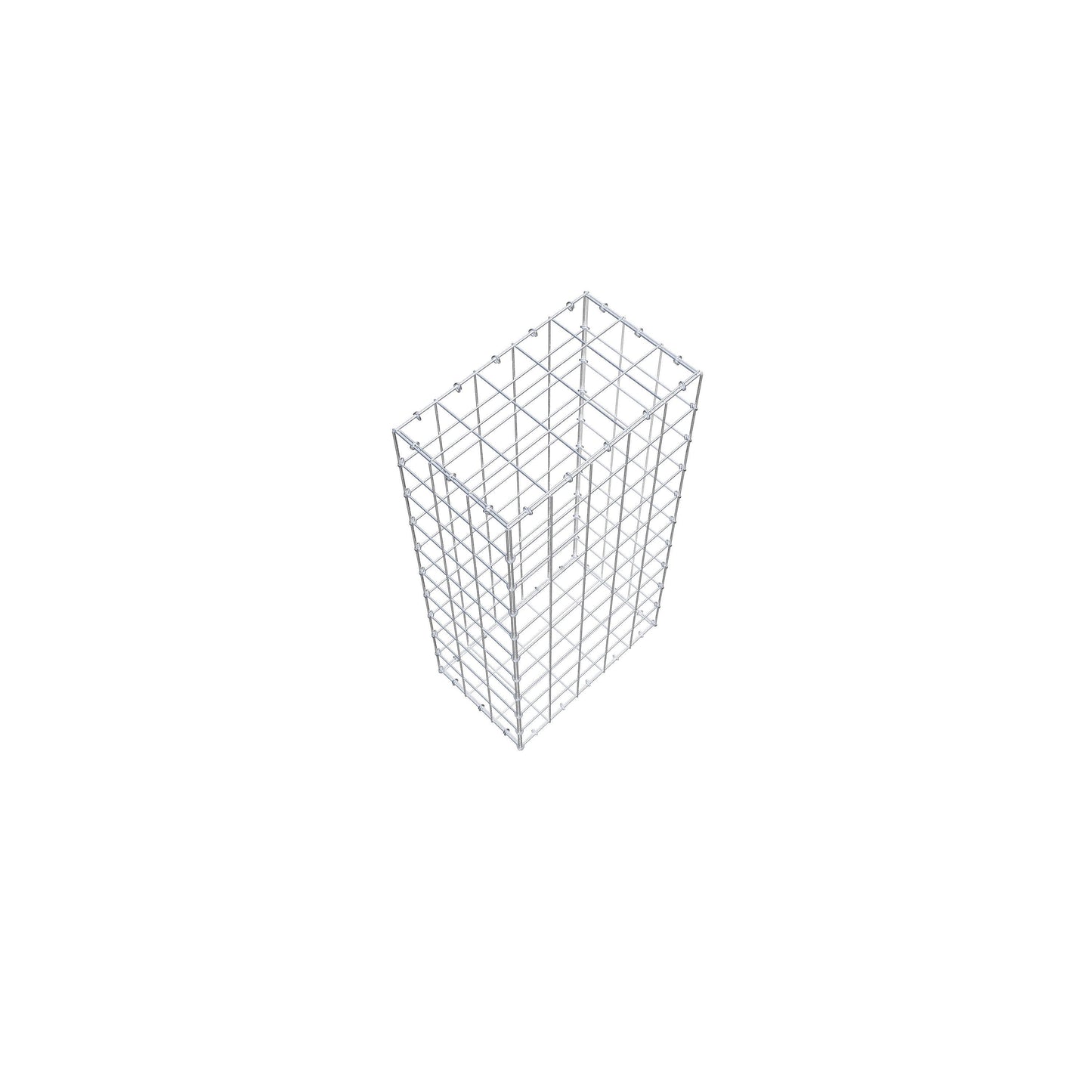 Gabião 100 cm x 30 cm x 50 cm (C x A x P), malhagem 10 cm x 10 cm, anel C