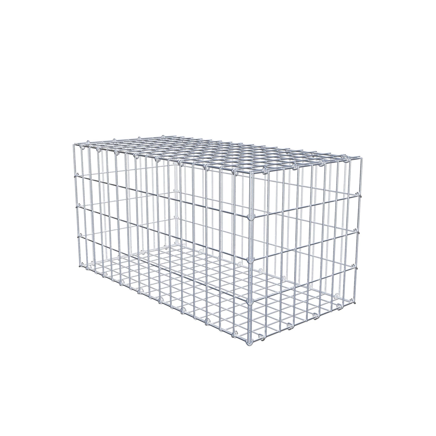 Schanskorf 80 cm x 40 cm x 40 cm (L x H x D), maaswijdte 5 cm x 10 cm, C-ring