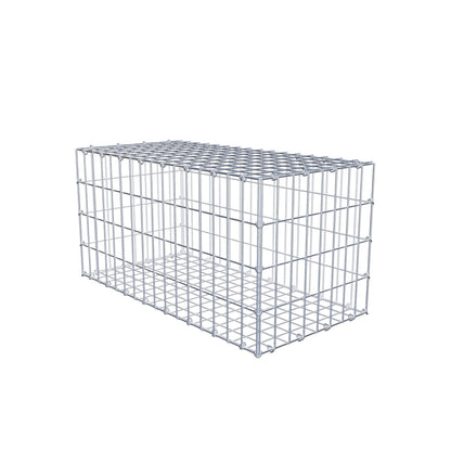 Schanskorf 80 cm x 40 cm x 40 cm (L x H x D), maaswijdte 5 cm x 10 cm, C-ring