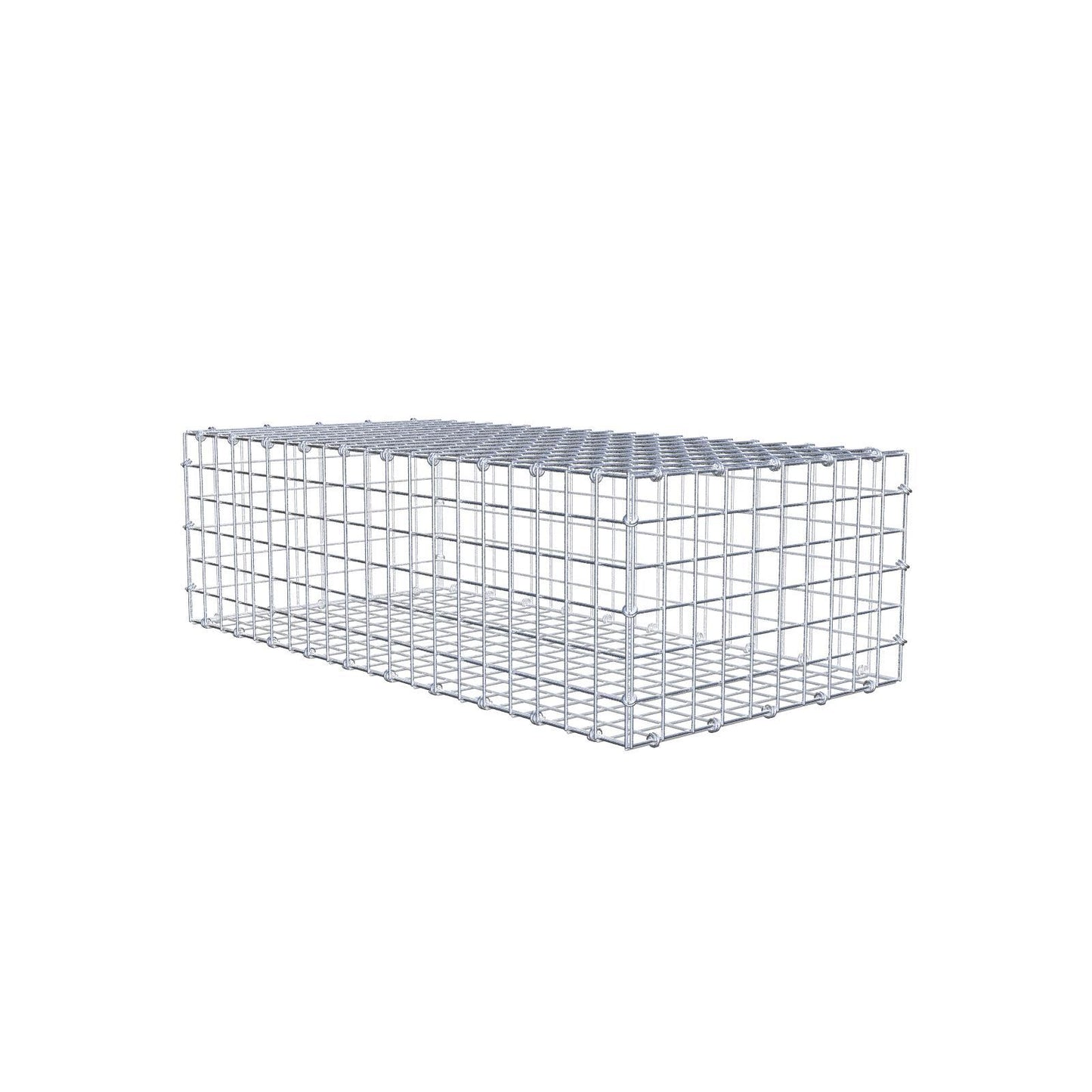 Schanskorf 100 cm x 30 cm x 50 cm (L x H x D), maaswijdte 5 x 5 cm, spiraalring